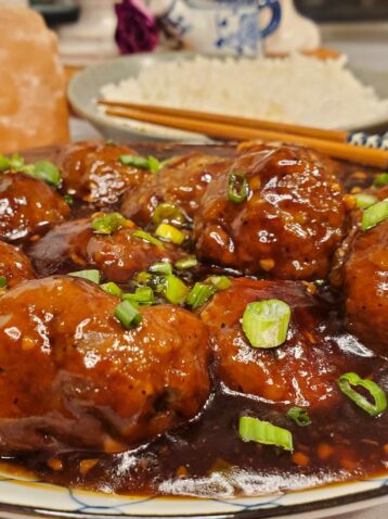 Teriyaki meatballs
