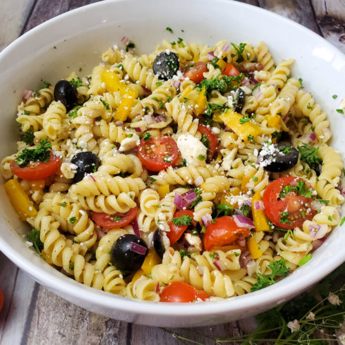 Zesty Greek Pasta Salad Zesty Greek Pasta Salad