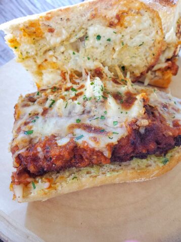 Chicken parmesan sandwich