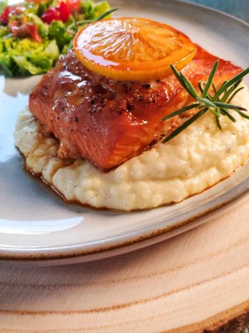 cedar plank salmon