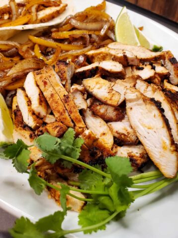 Chicken fajitas