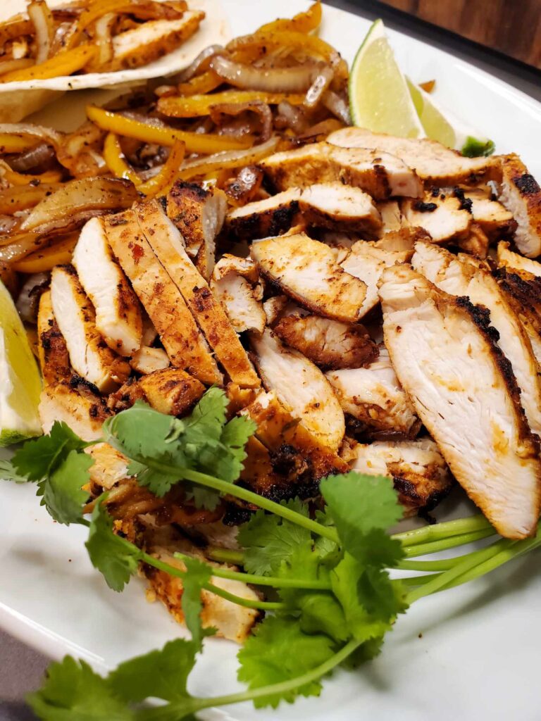 Chicken fajitas