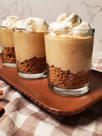 Pumpkin cheesecake mousse