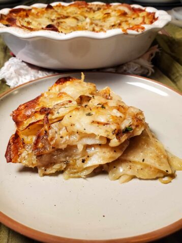 French Onion Potato Pie